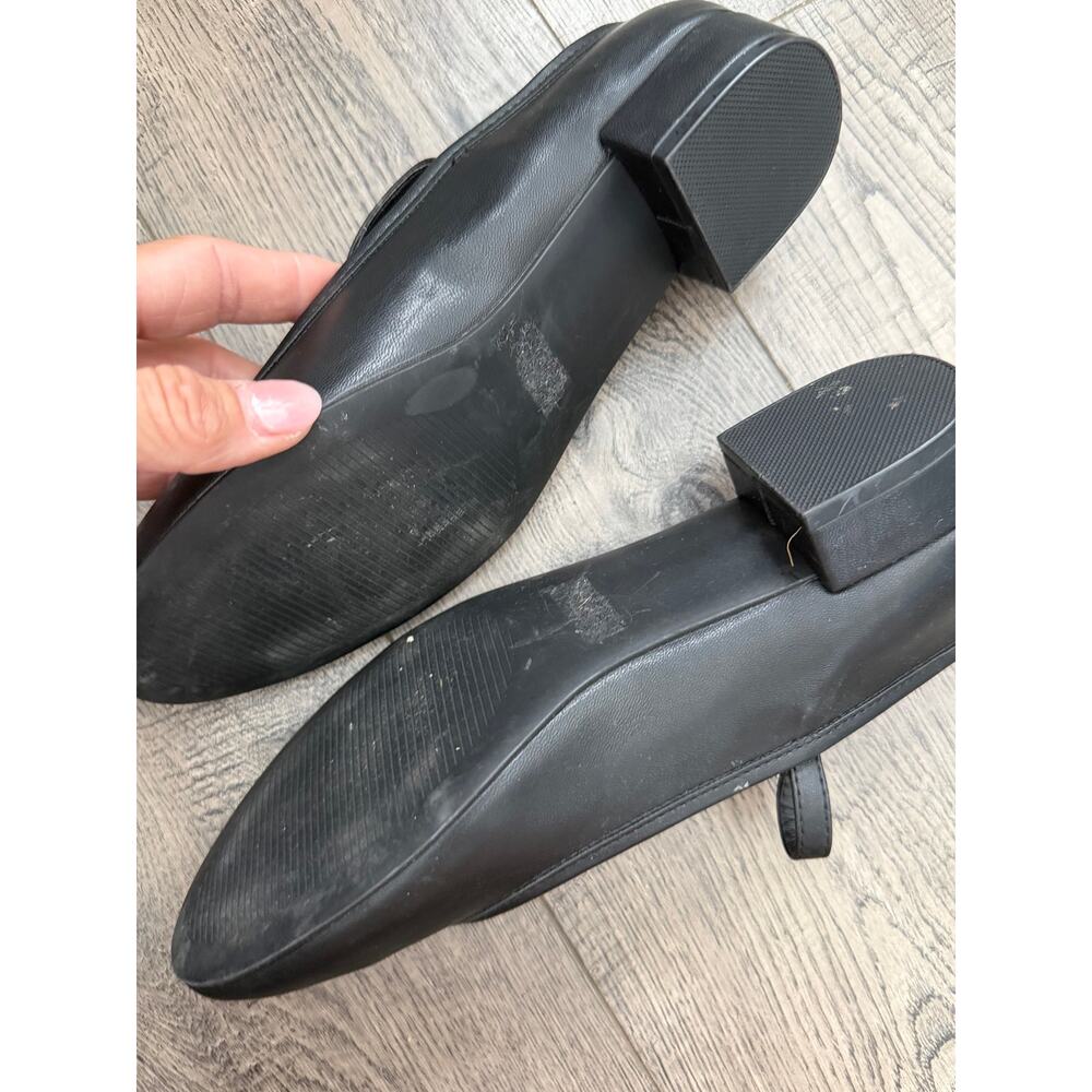DV Dolce Vita Dollie Ballet Flat Size 7.5 Black Lather Round Toe Mary Jane Shoes - Picture 8 of 8